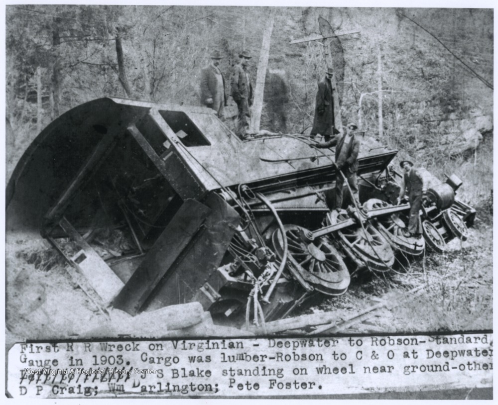 First Railroad Wreck on Virginian Railway West Virginia History