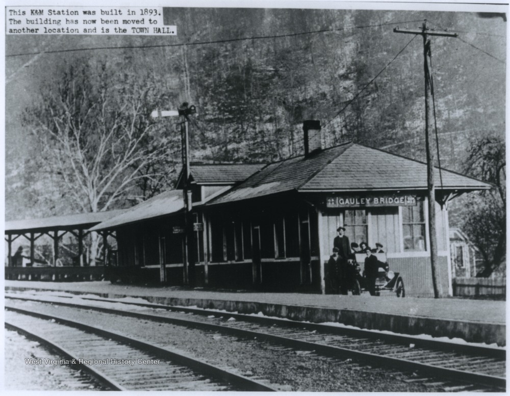 K. & M. Station, Gauley Bridge, W. Va. West Virginia History OnView