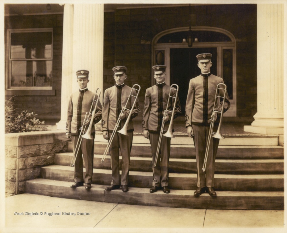 West Virgnia University Cadet Band Members, W. Va. West