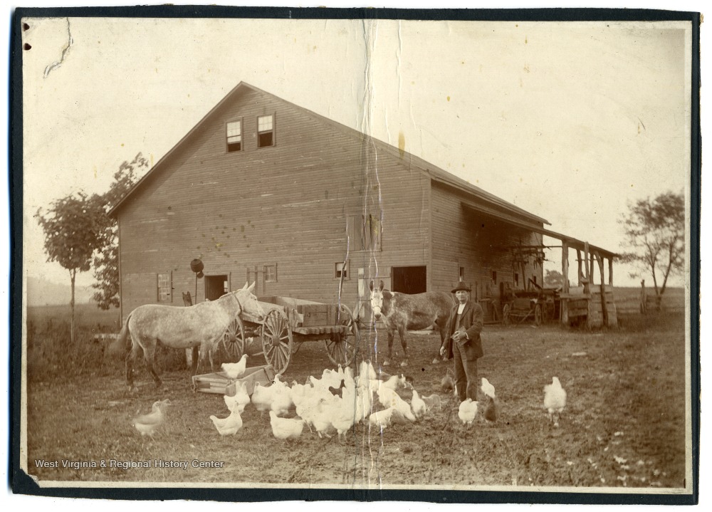 Anderson's Barn, Star City, W. Va. West Virginia History OnView WVU