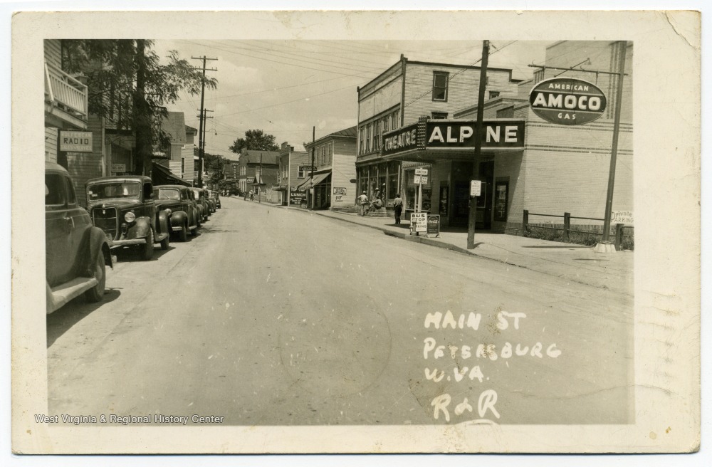 Main Street, Petersburg, W. Va. West Virginia History OnView WVU Libraries