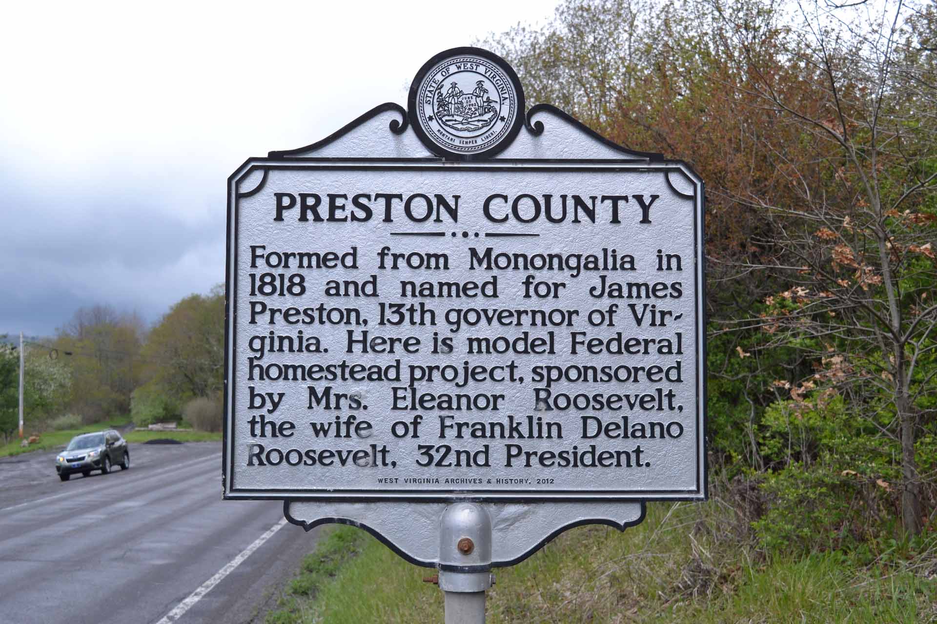 Preston County The West Virginia Historical Markers Project