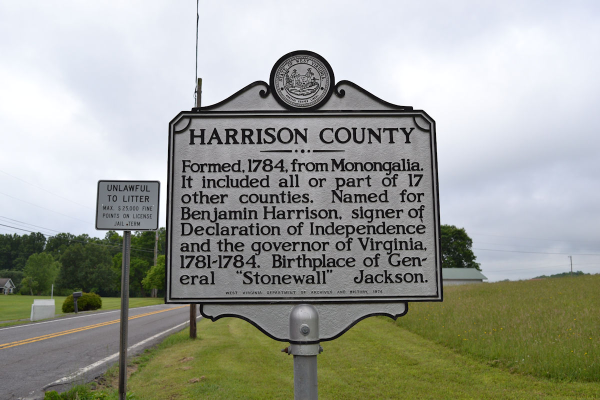 Harrison County The West Virginia Historical Markers Project