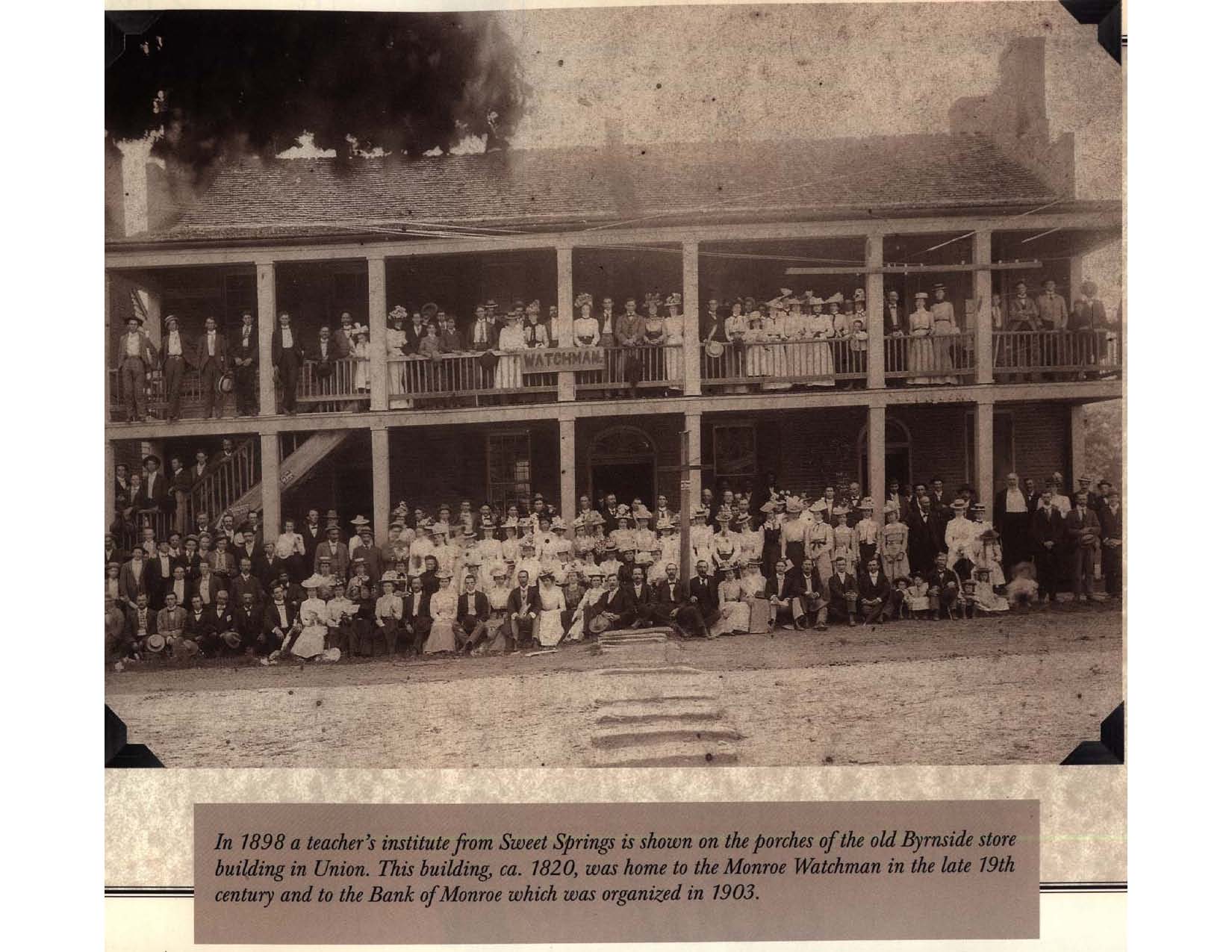 The Monroe Watchman It's about knowing what a newspaper means to a