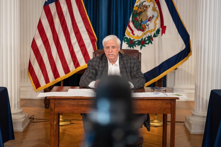 West Virginia Governor Jim Justice blames Senator Joe Manchin for provision in COVID Aid Bill