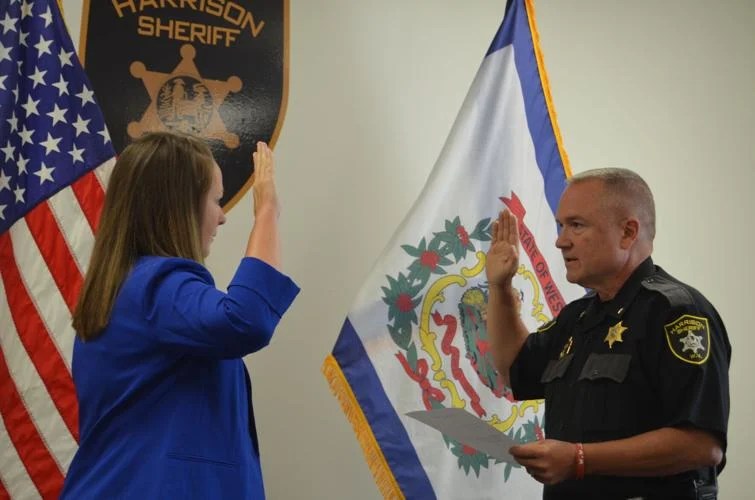Harrison County (West Virginia) Sheriff's Office swears in first female