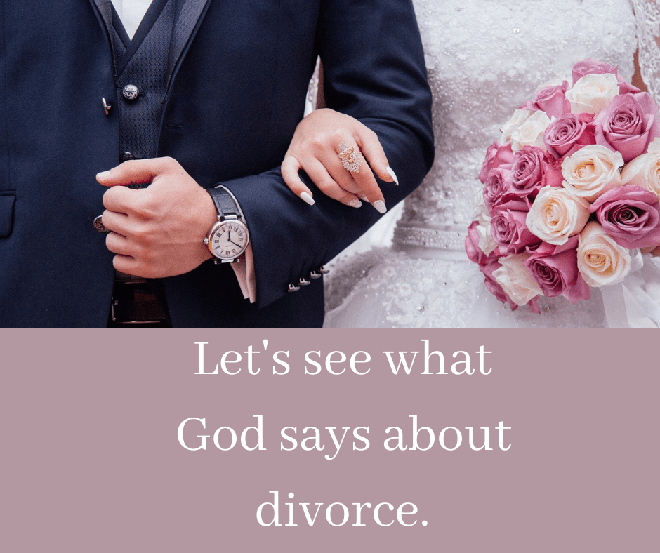 Let’s see what God says about divorce. Wears Valley Ranch
