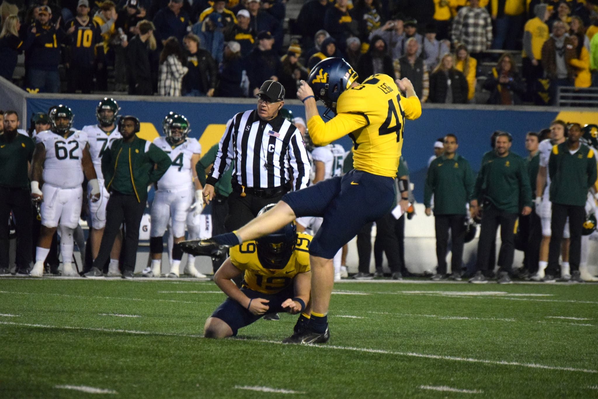 Big 12 Labels WVU K Casey Legg as CoSpecial Teams Player of the Week