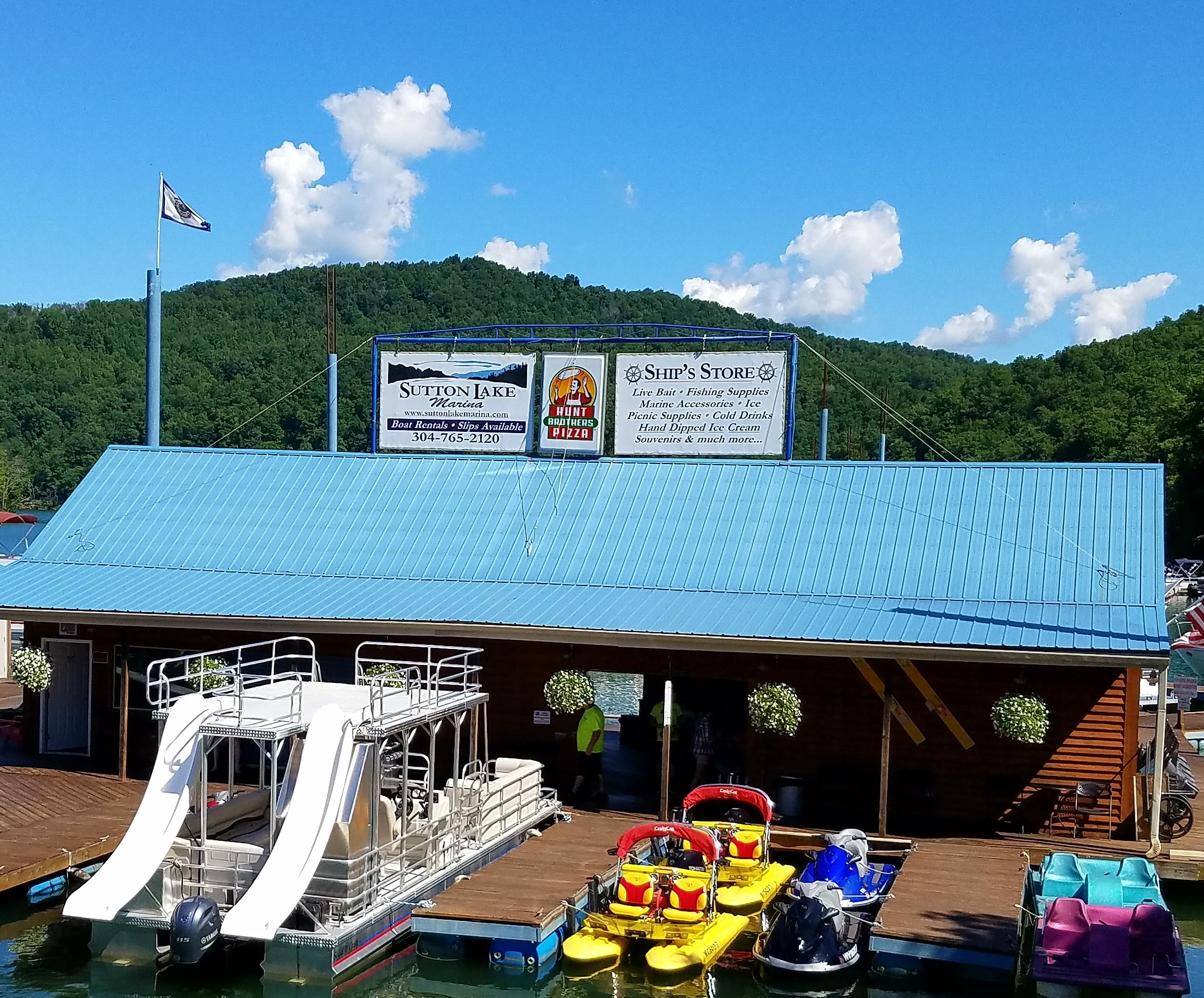 Sutton Lake Marina Ship Store Almost Heaven West Virginia