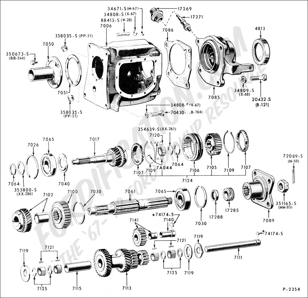 Ford Truck Technical Drawings and Schematics - Section G - Drivetrain
