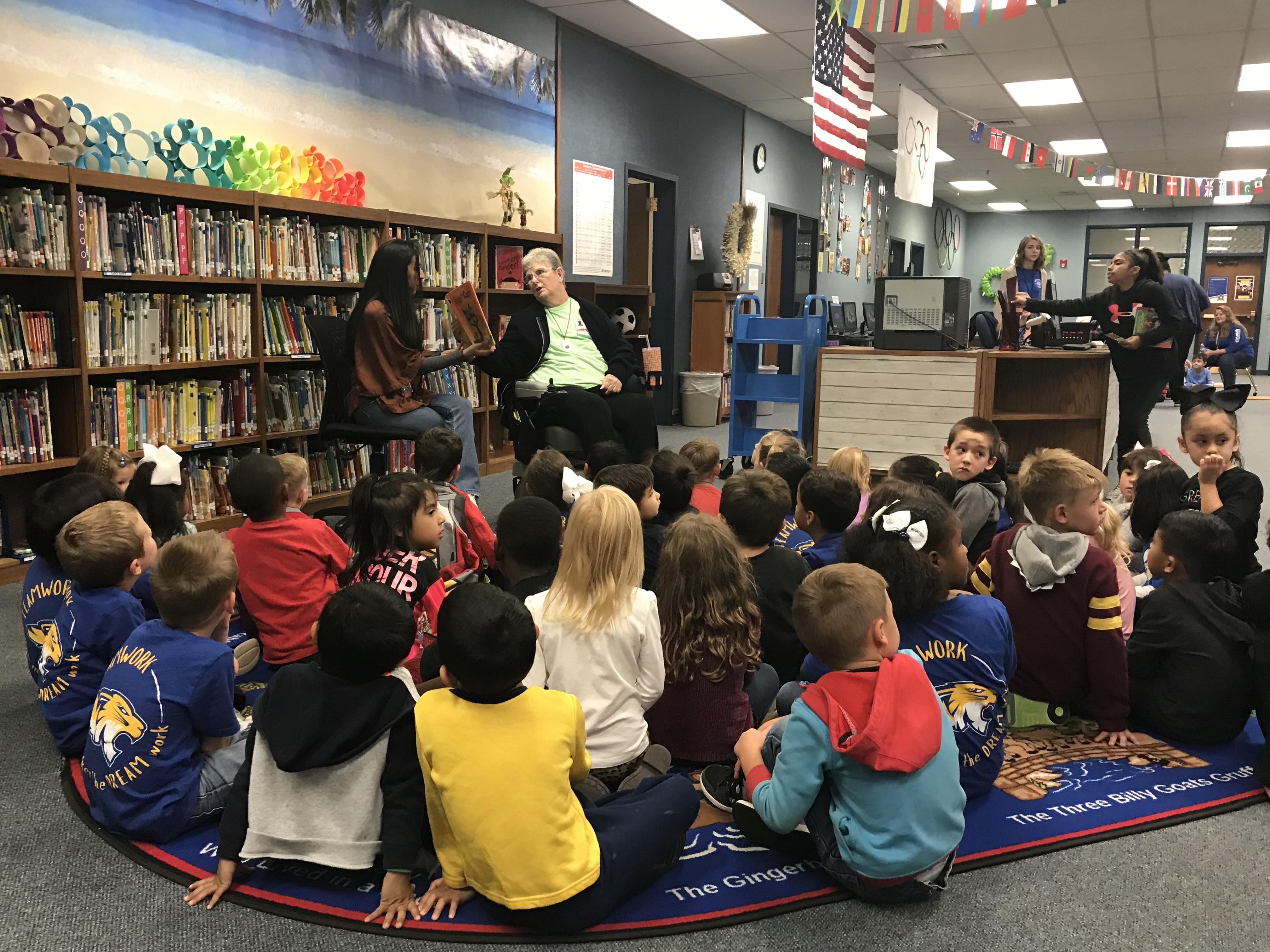 Neighbors Reading to Neighbors Westwind Elementary School