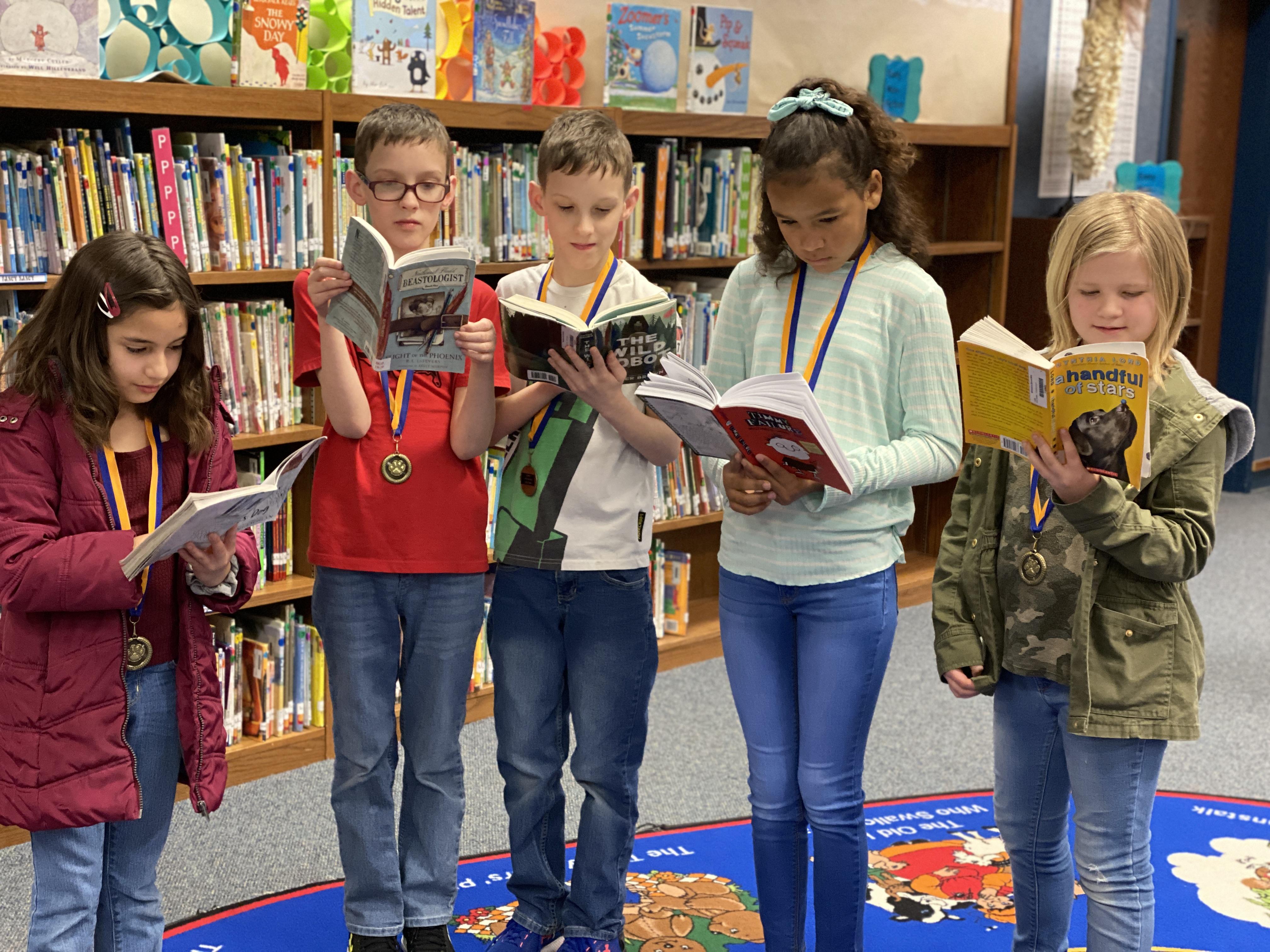 Elementary Students Compete in 2020 Battle of the Books Westwind