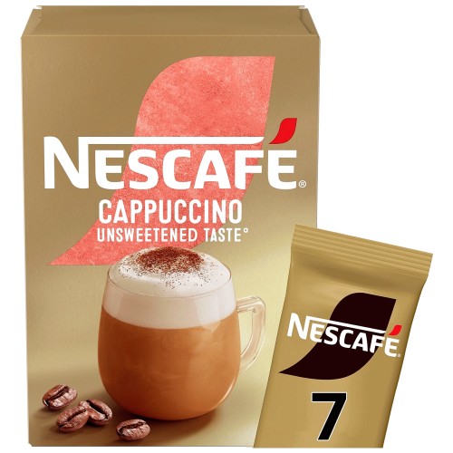 Nescafe Gold Cappuccino Unsweetened Instant Coffee Sachets (8 x 14.2g