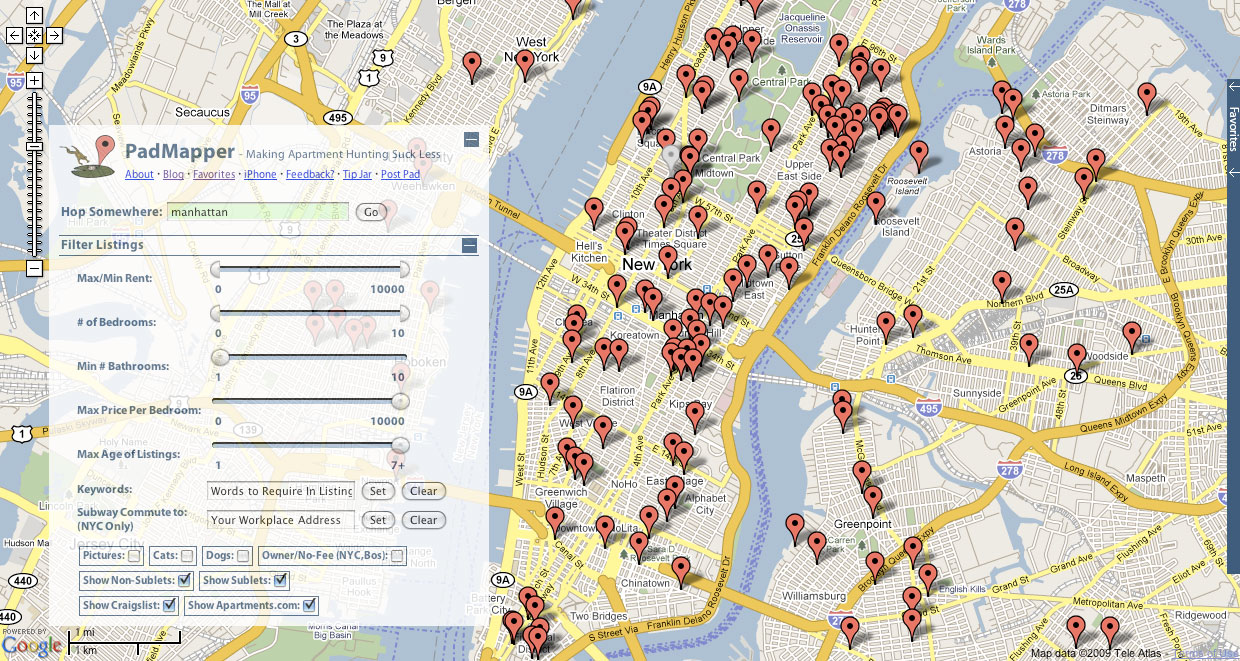 Introducing a MapBased House and Apartment Rental