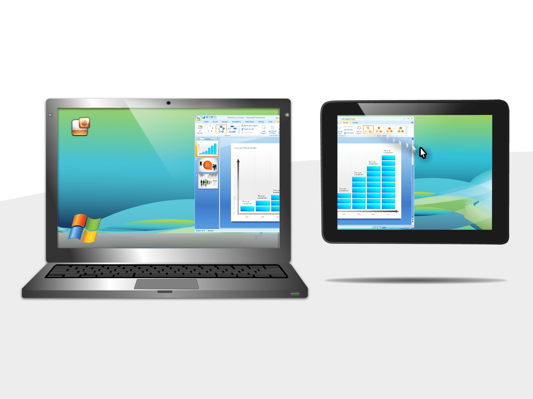 Splashtop XDisplay for iPad Extends Windows 7 Desktop