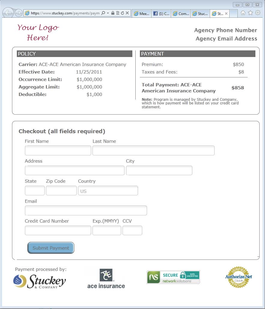 SafetyTek Now Offering Free Credit Card Payment Page