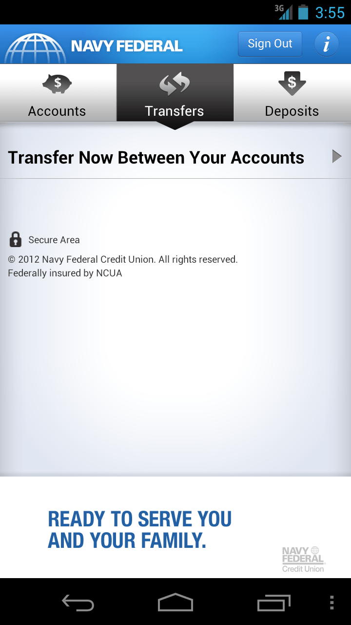 Navy Federal Mobile Deposit / Navy Federal Credit Union Android Apps