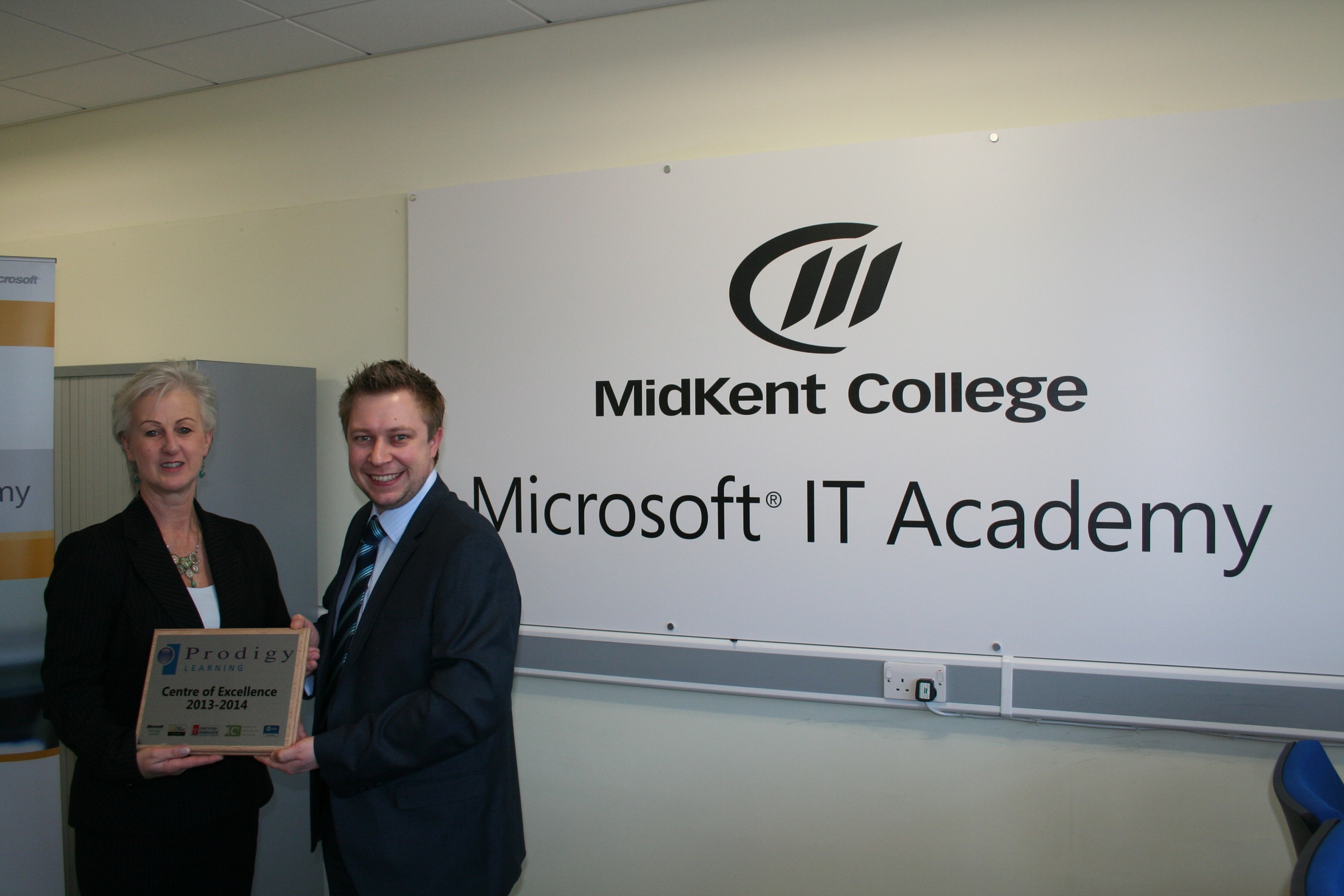 Microsoft IT Academy at MidKent College wins 'centre of excellence' status