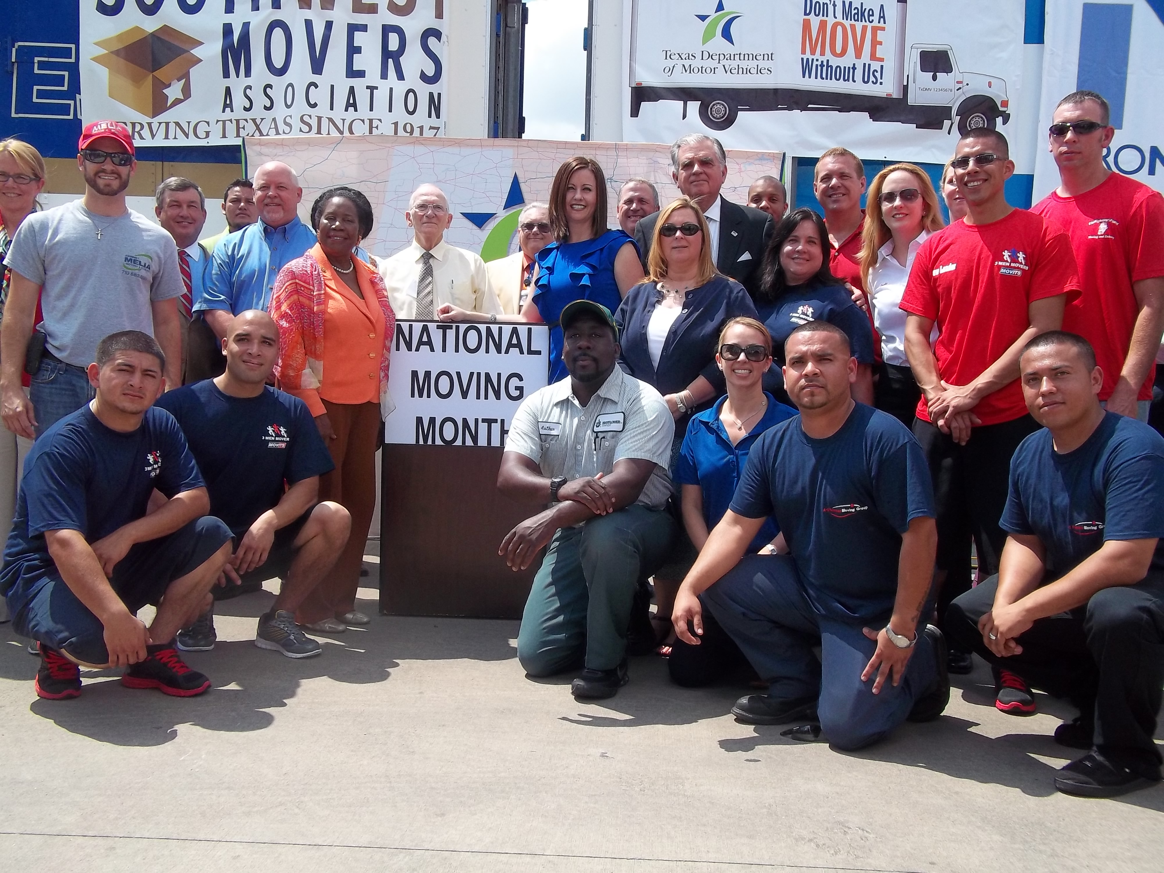 3 Men Movers Gives Demonstration at Press Event to Educate Houston