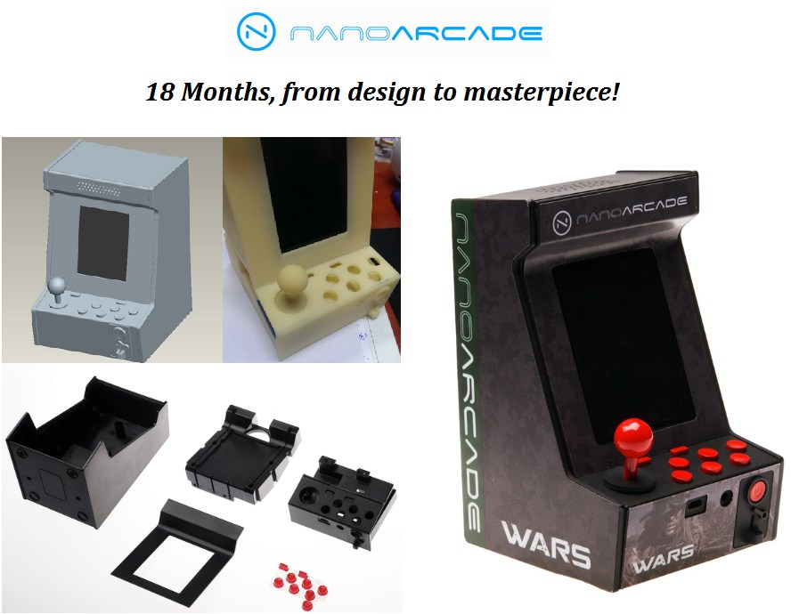 Meet Nanoarcade, the RetroInspired Arcade Gaming Console, in a Newly