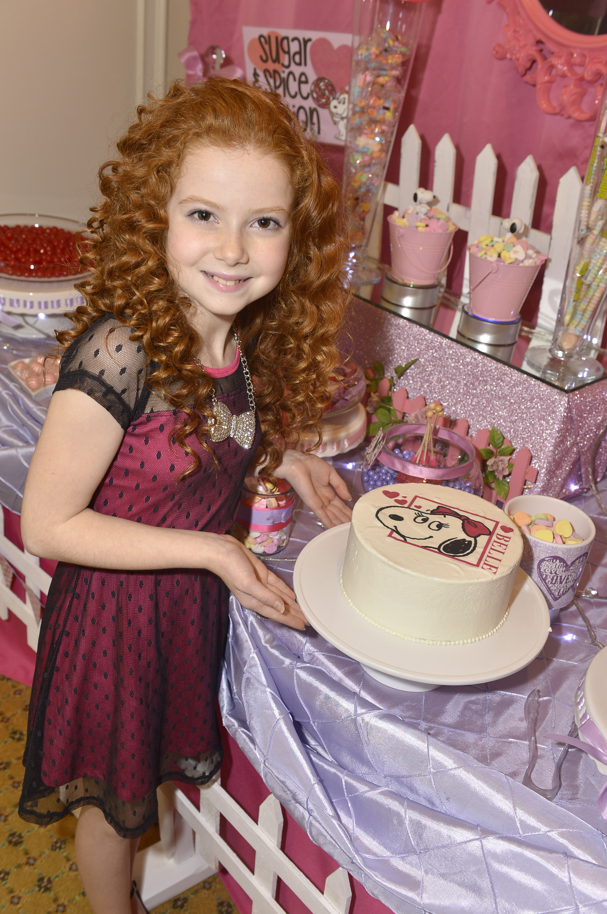 Francesca Capaldi, The Little RedHaired Girl of Peanuts 3D CGI Film, Snoopy, The