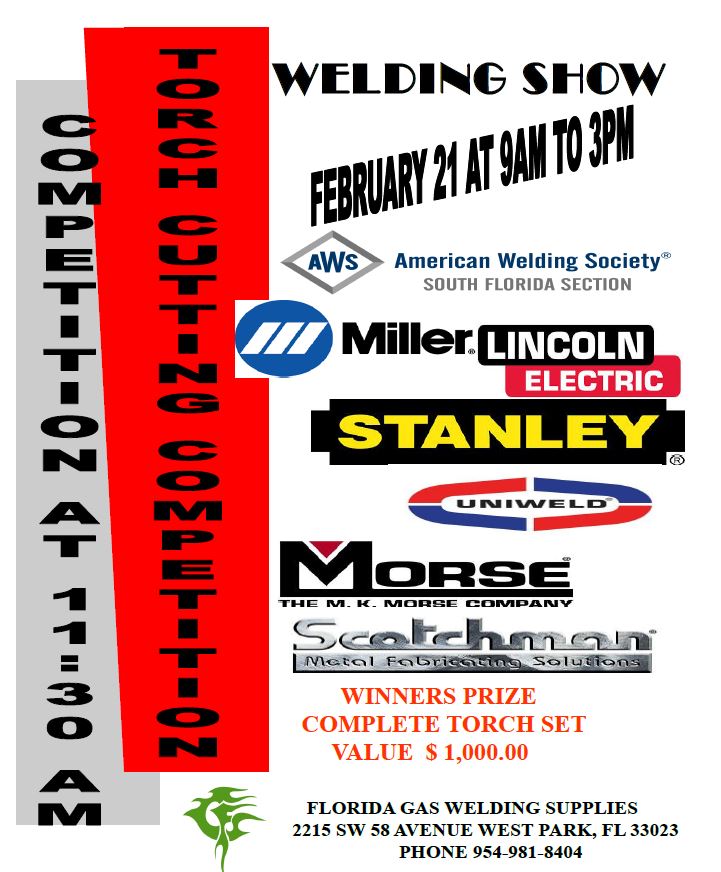 Uniweld Will Attend the 2015 AWS Cutting Competition at Florida Gas