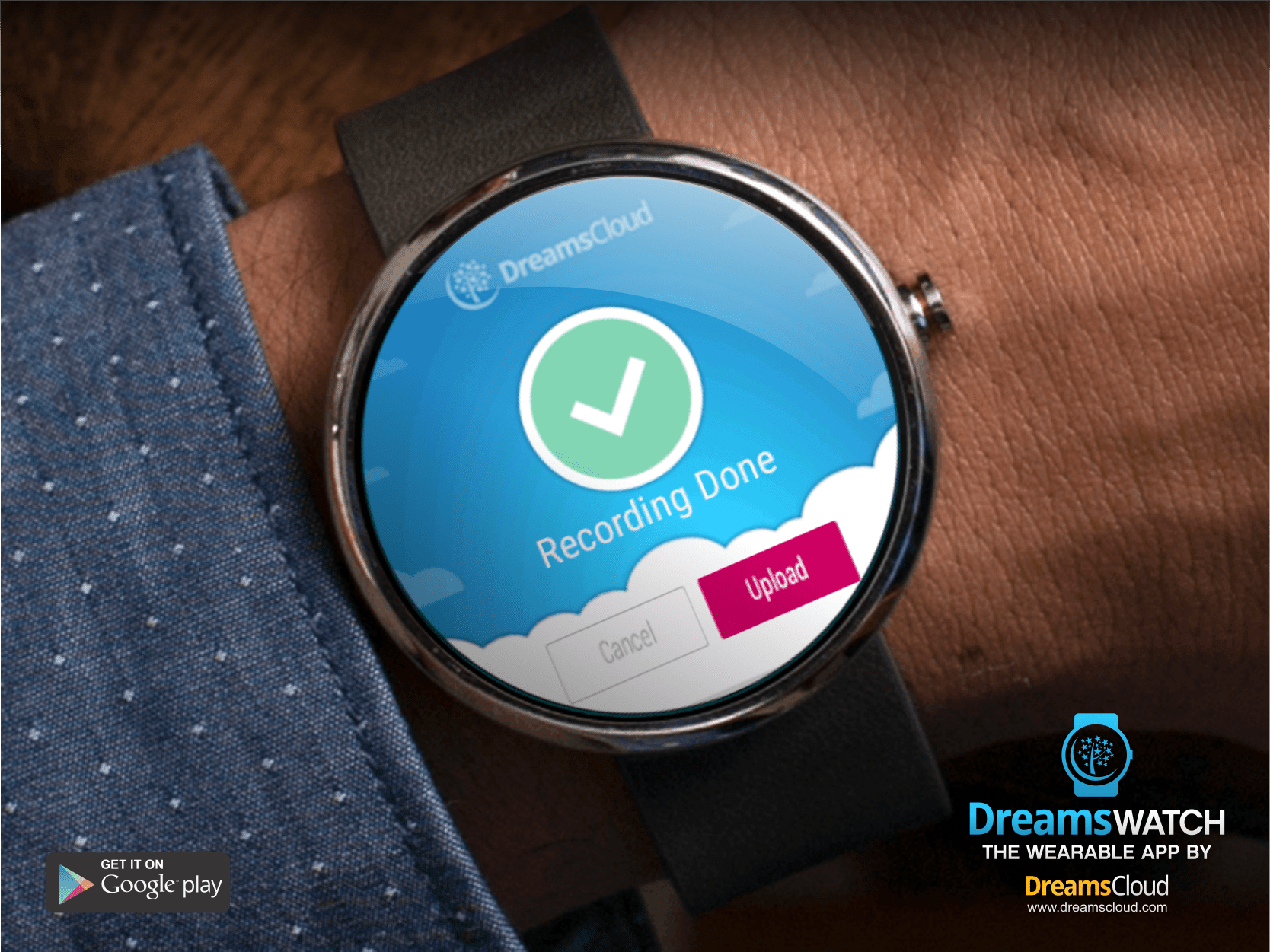 DreamsCloud Launches DreamsWatch, a New Android Wear Lucid Dreaming