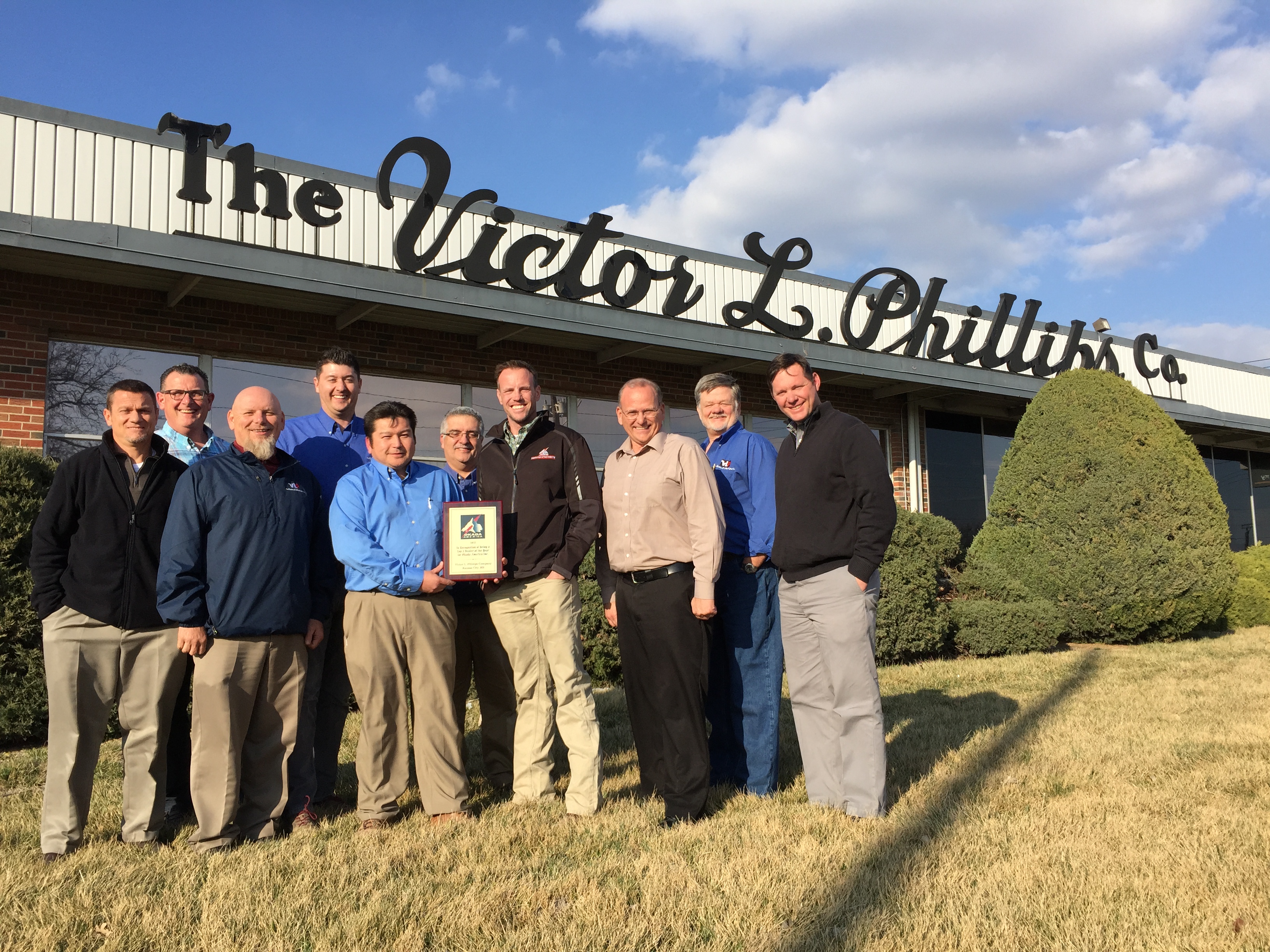 The Victor L. Phillips Co. Named One of the Top Three Performing OKADA