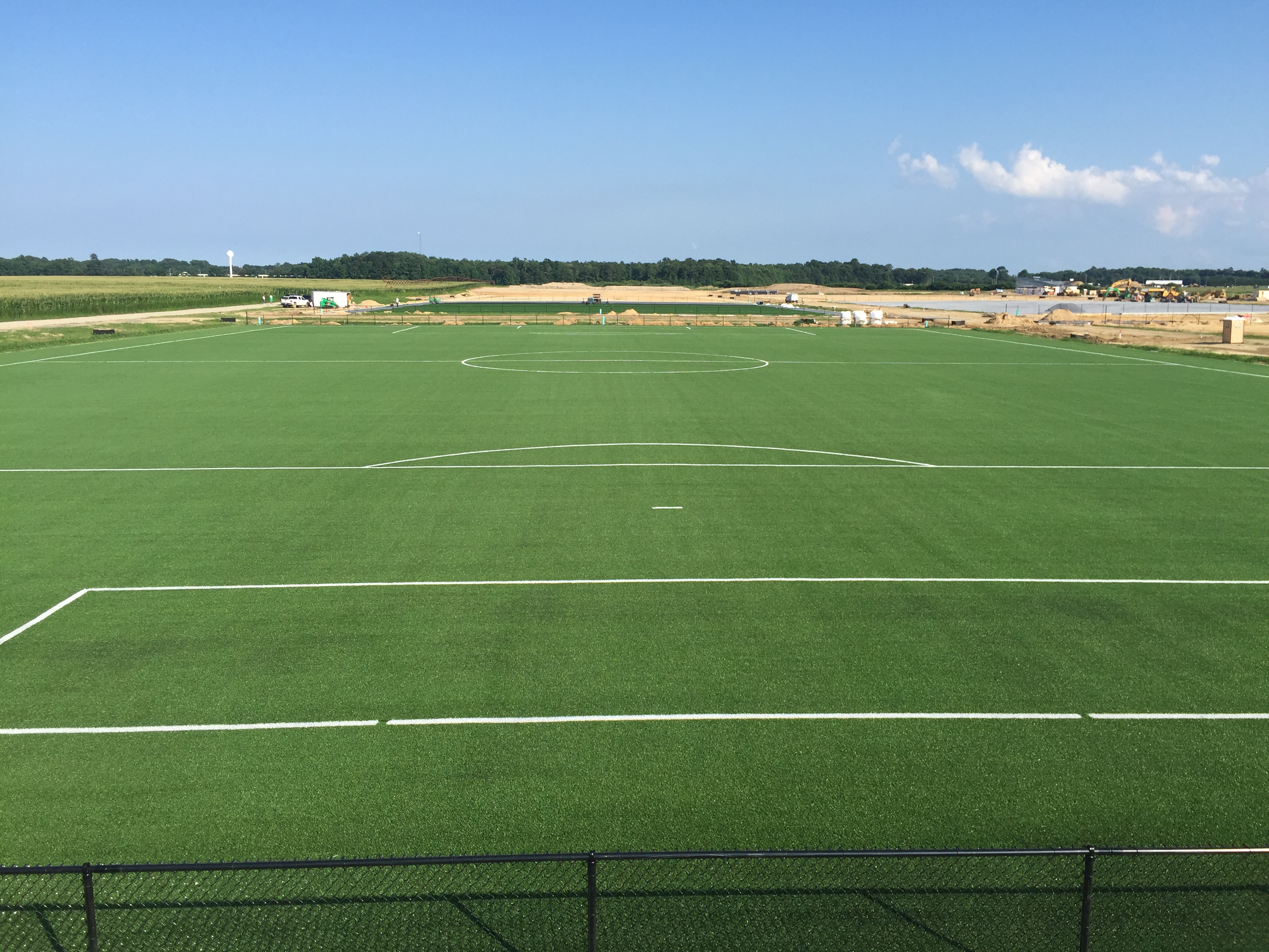 Installation of AstroTurf® Fields Underway at DE Turf