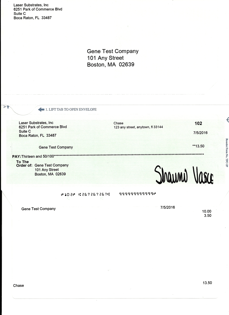 Laser Substrates Integrates NoCost Positive Pay Into Check Printing Software, Giving Banks an