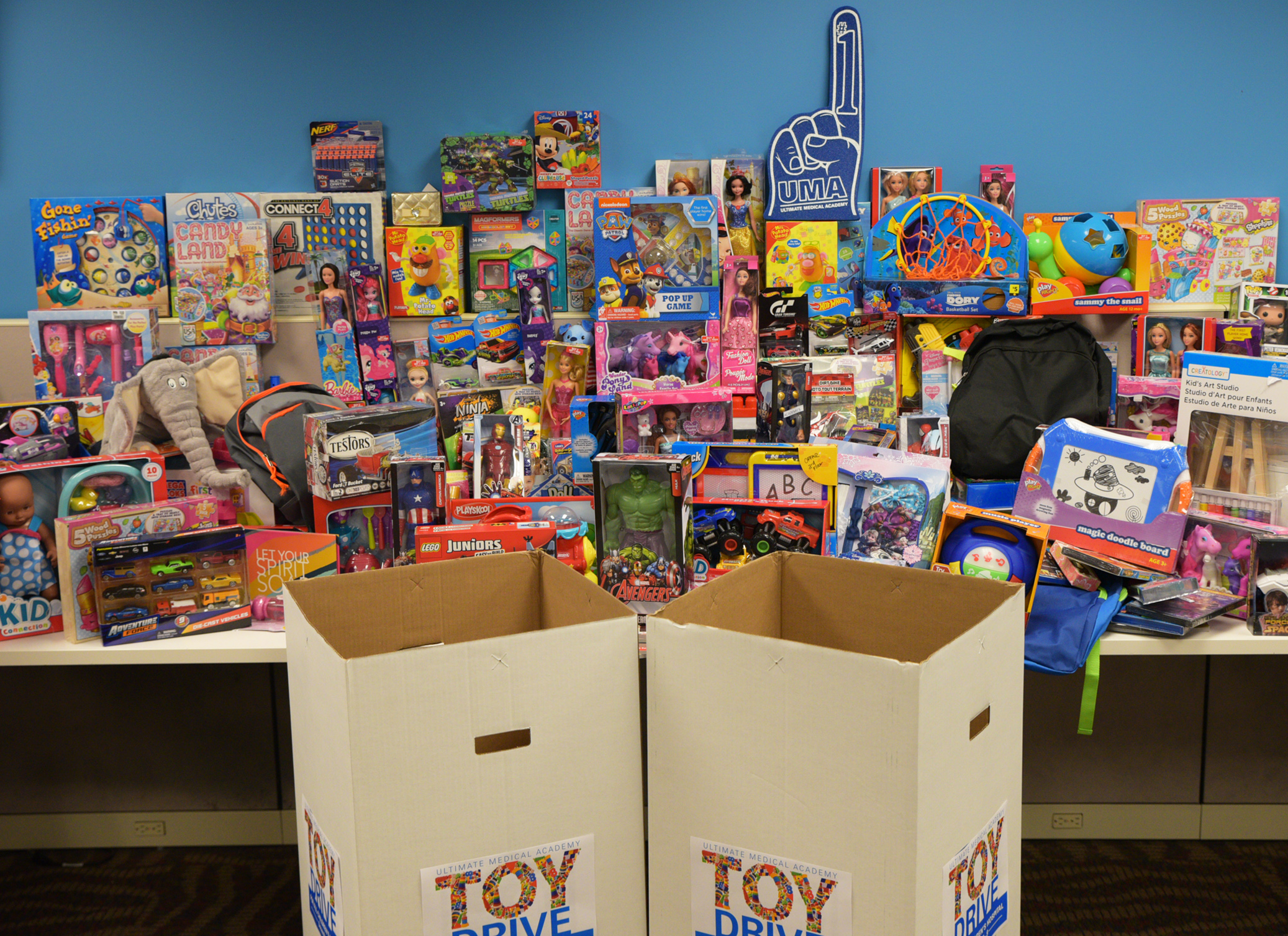 Ultimate Medical Academy Toy Drive Spreads Joy to Sick Children and