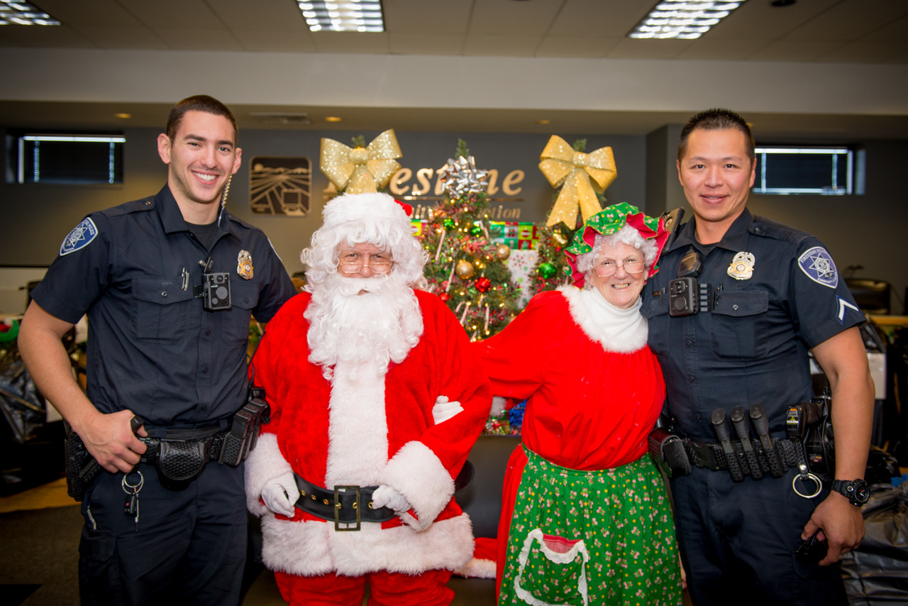 Carbon Valley ‘Santa Cops’ Program Brings Holiday Joy to More Than 60