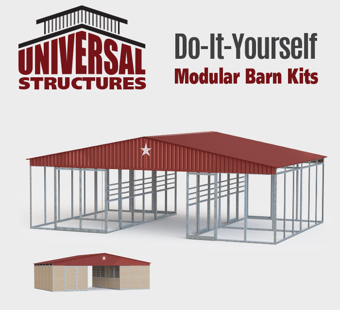 New Modular Building and Barn Kits from Universal Structures