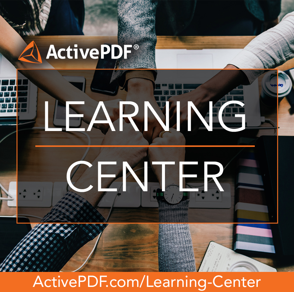 ActivePDF Launches Online Learning Center for PDF Software and