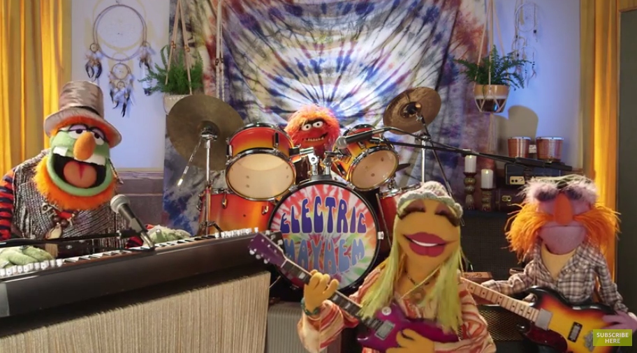 Here's Muppet Band Dr. Teeth and the Electric Mayhem Performing at