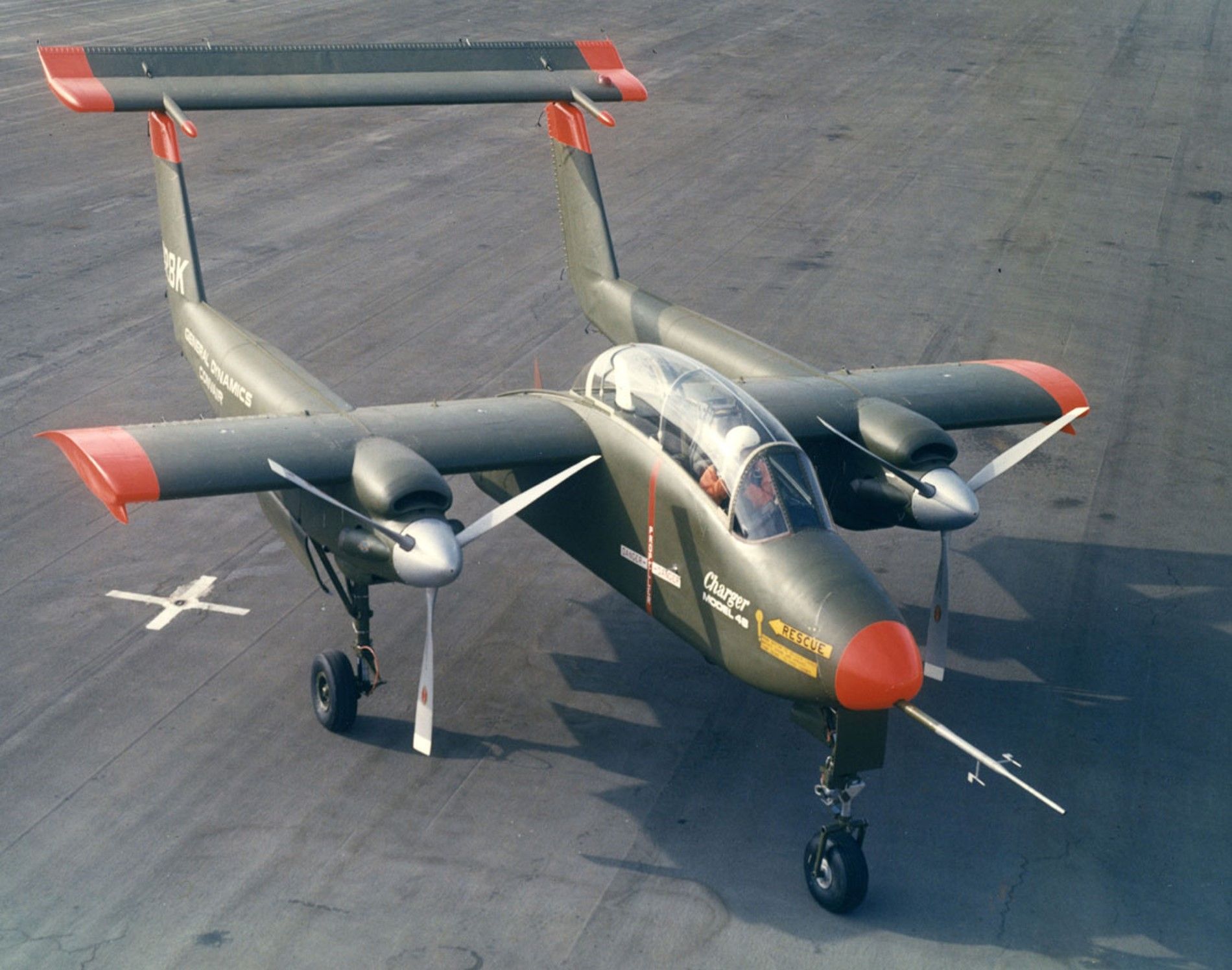 General Dynamics Model 48 Charger Convair Aircraft of World War II
