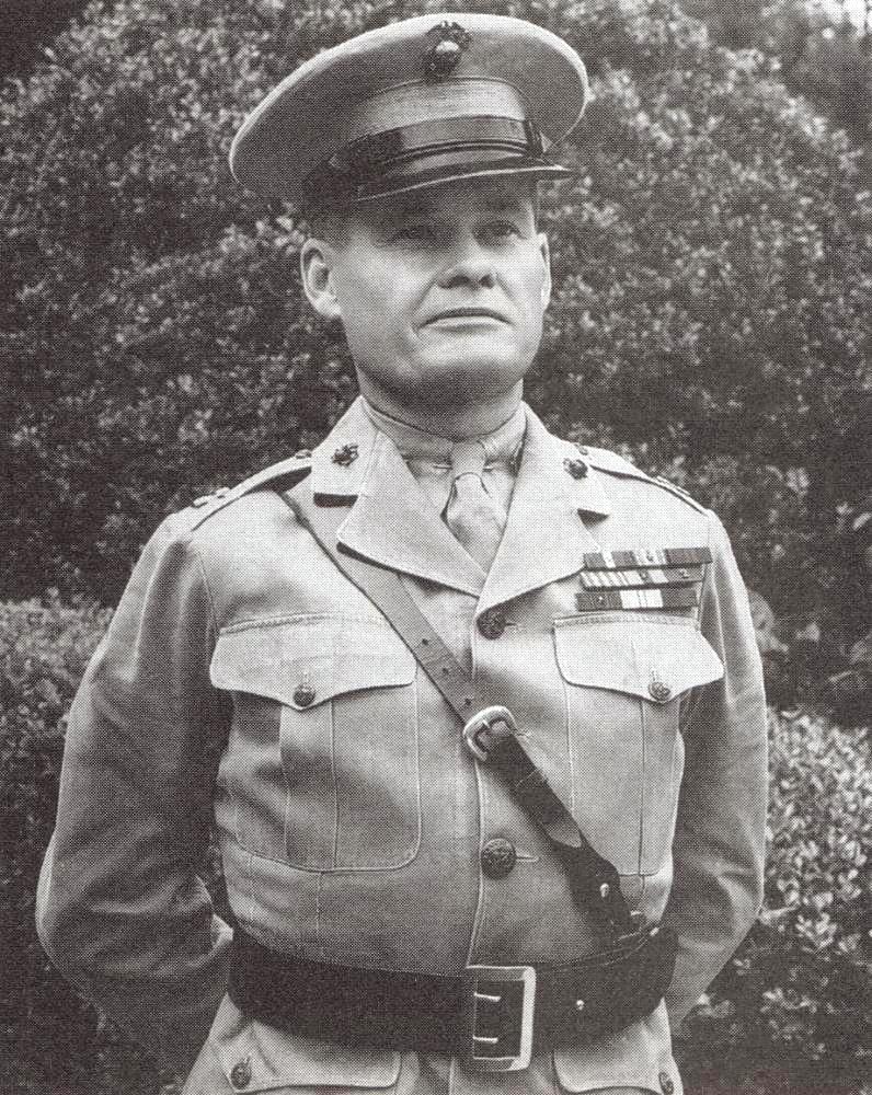 [Photo] Marine Captain Chesty Puller in Shanghai, China, 1933 World