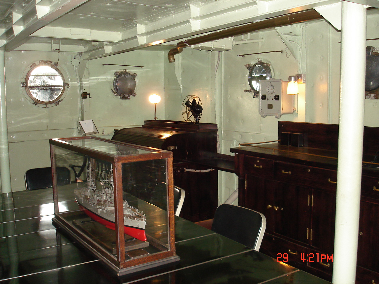 [Photo] Battleship Texas' captain's cabin, 2007 World War II Database