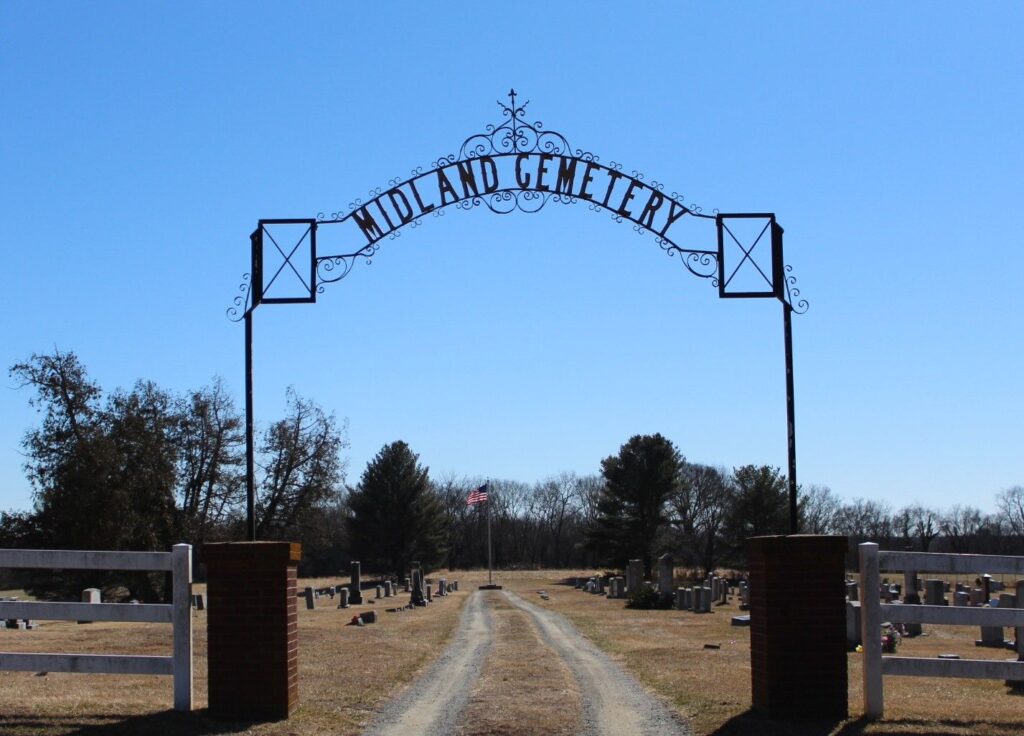 Midland, Virginia, WW2 Gravestone