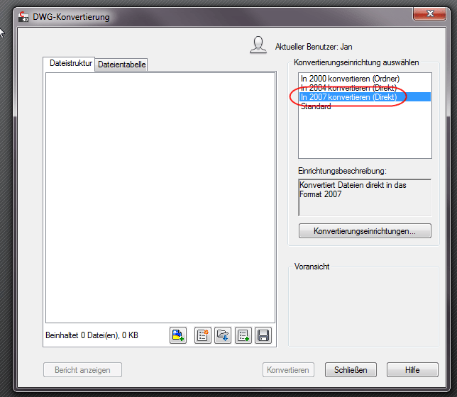 Datenverknüpfung Haltungsdaten werden im Höhenplan nicht angezeigt