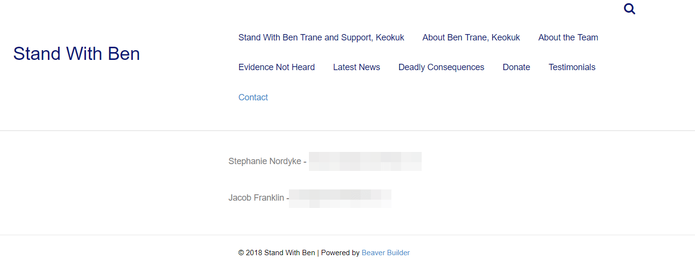 Justice for Ben? Clearing the Record on Ben Trane's Trial WWASP Survivors