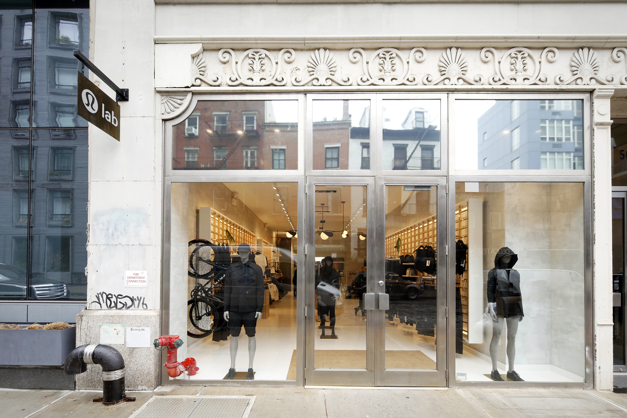 Lululemon's Lab store on Bond Street in New York City