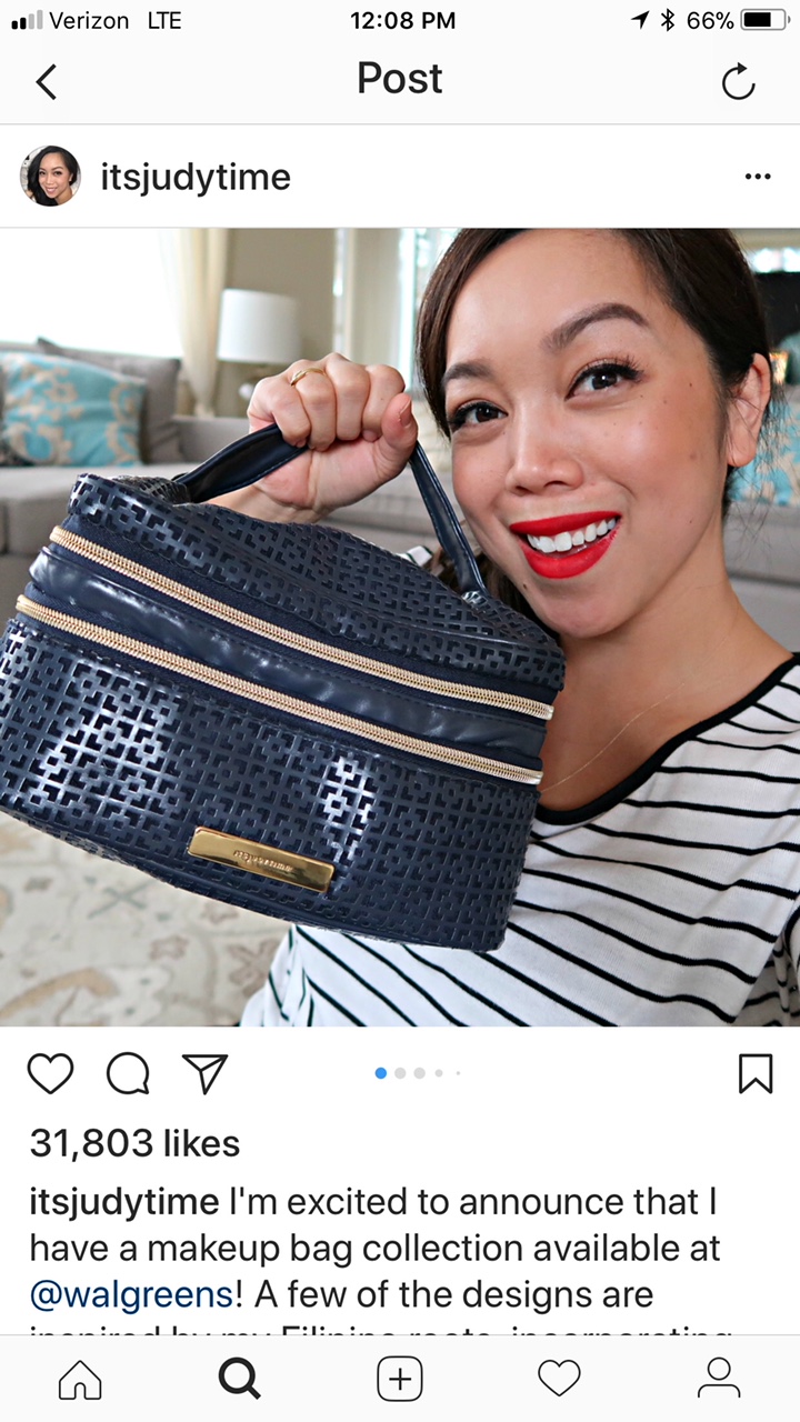 Walgreens Taps Influencer for Cosmetics Bags