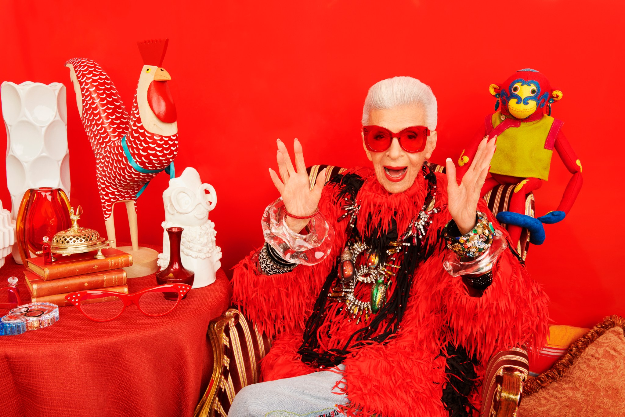 Iris Apfel Zenni Eyewear Collection for 100th Birthday