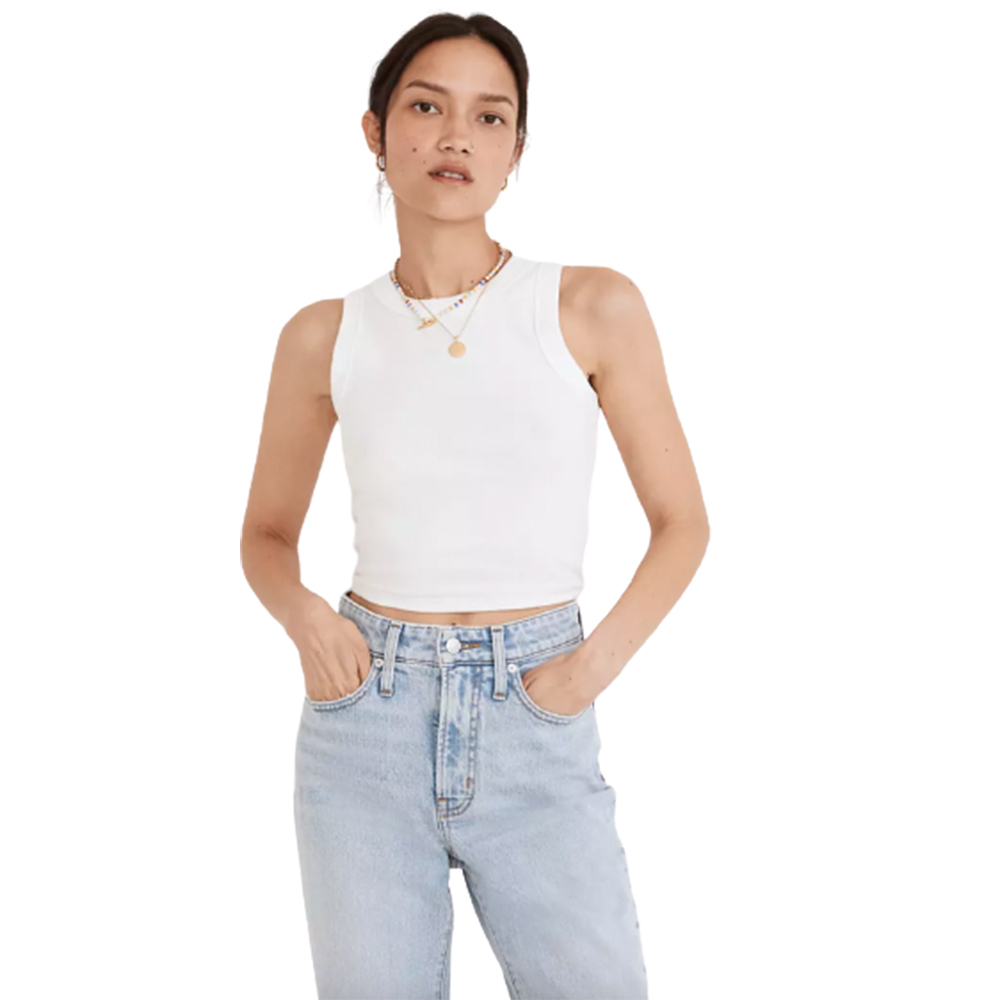 30 Best White Tank Tops For Women 2022 WWD 人生自由夢女性 WhiteTank トップ