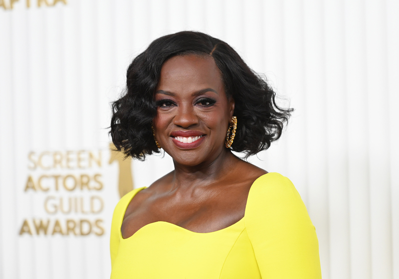 Viola Davis Gets Vibrant in Valentino Gown at SAG Awards 2023