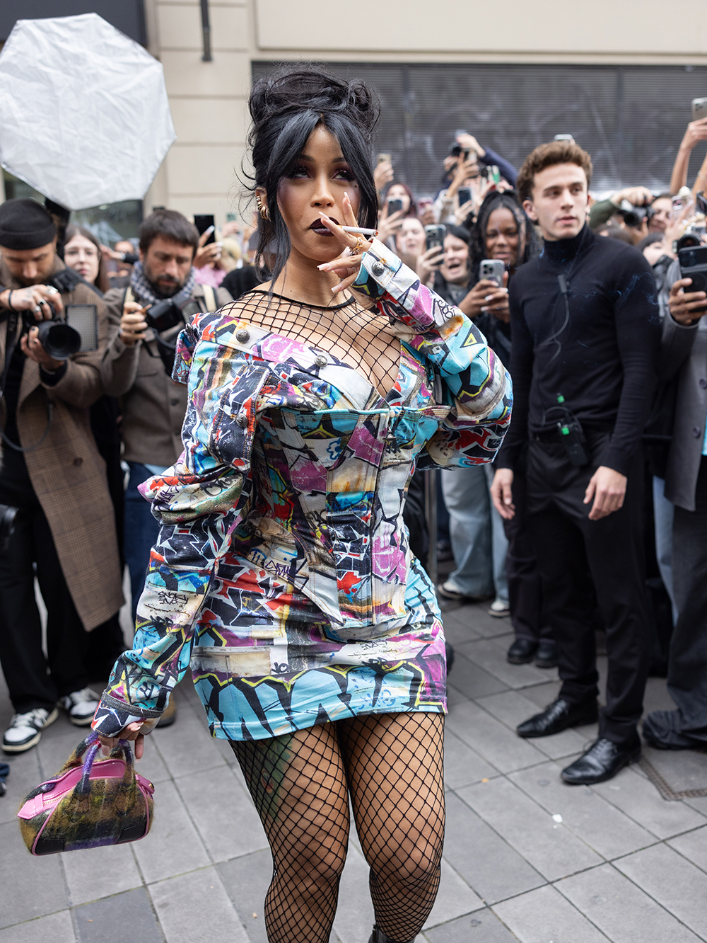 Cardi B's Paris Fashion Week Outfits Embrace Revenge Dressing