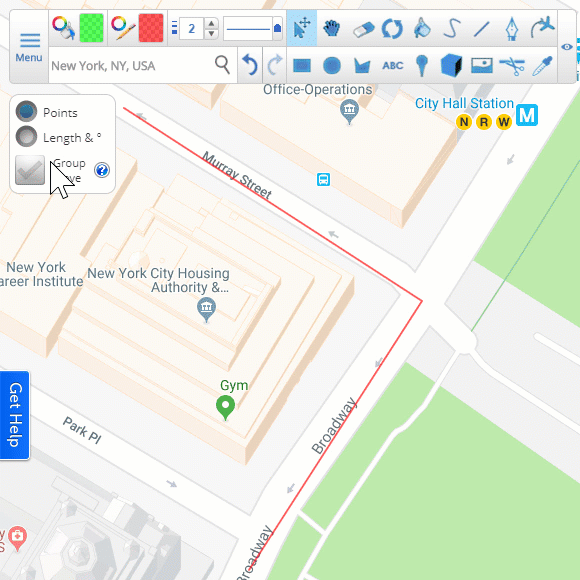 Distance Calculator Scribble Maps