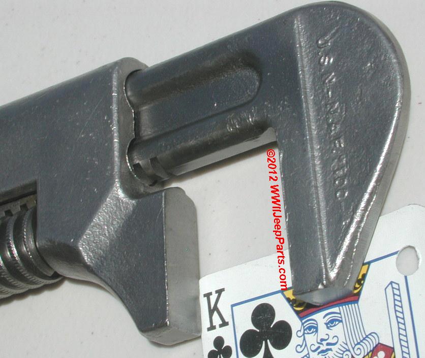 WWII JEEP MB/GPW TOOL KIT TOOLS ★ 11" ADJUSTABLE WRENCH ★ FORD GPW