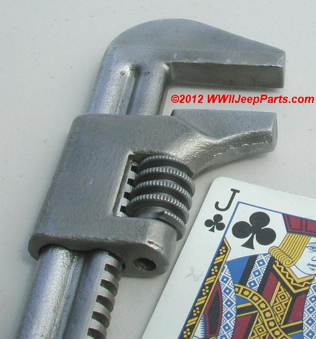 WWII JEEP MB/GPW TOOL KIT TOOLS ★ 11" ADJUSTABLE WRENCH ★ FORD GPW